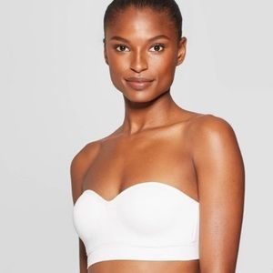 White strapless bra from Target-M